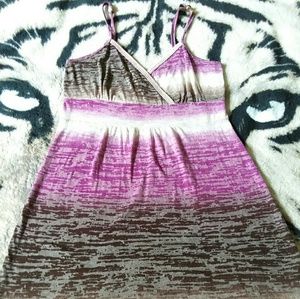 Maurices Ombre Beaded Straps Summer Tank Top